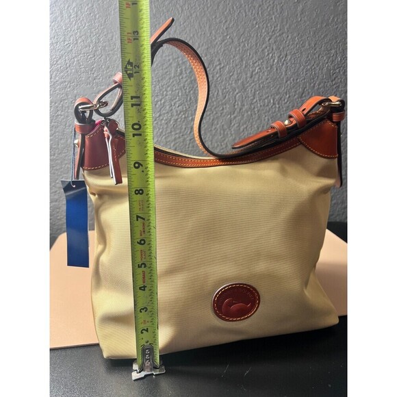 Dooney & Bourke Womens Large Erica Shoulder Bag Khaki Designer Elegant Chic NWT - Picture 12 of 16